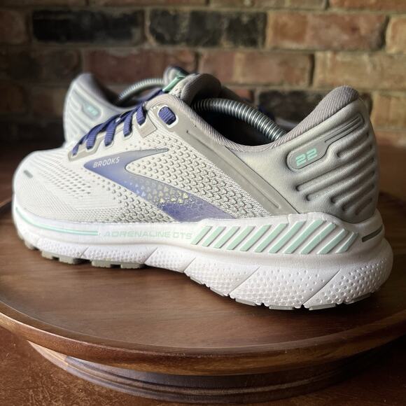 Brooks Adrenaline GTS 22 Supportive Women's 9 N Gray Road Running Shoes Sneakers - Picture 4 of 16
